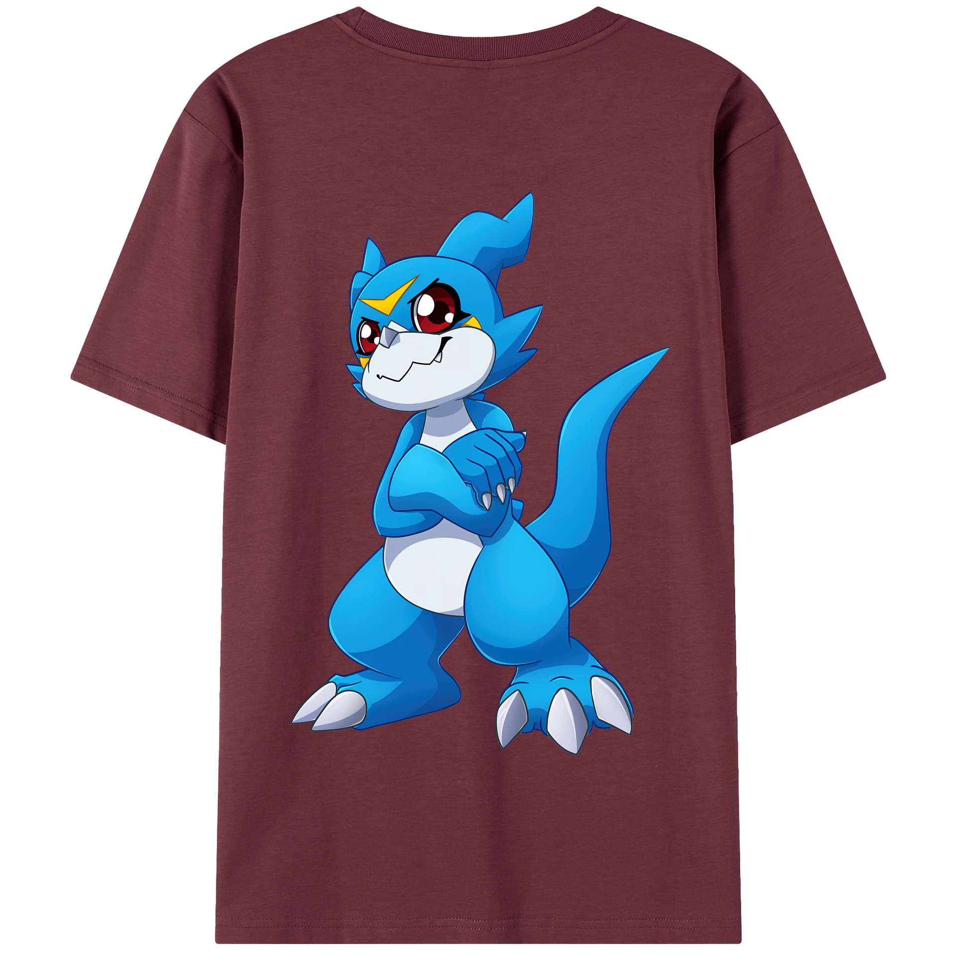 （画像用） Digimon デジタルモンスター/デジモン 綿100％半袖Tシャツ（背面プリント）